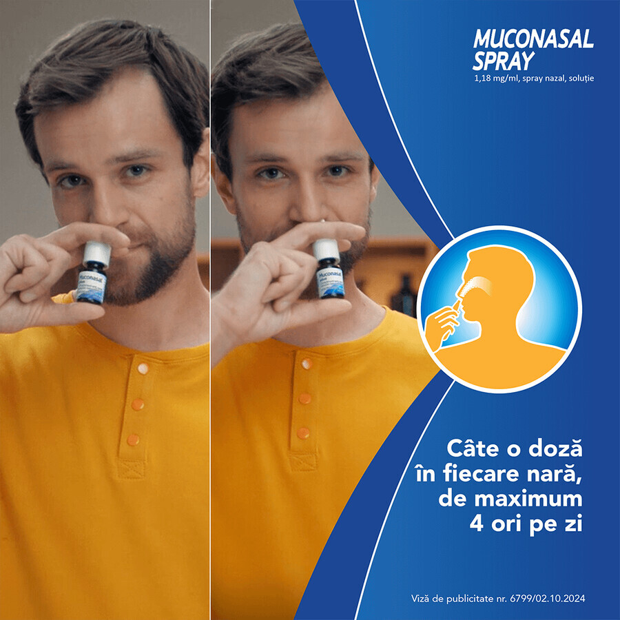 Muconasal Spray 1,18 mg/ml, spray nazal, soluţie, Sanofi