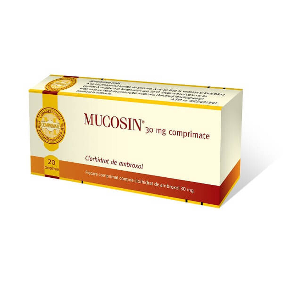 Mucosin, 20 comprimate, Zentiva