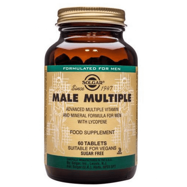 Multivitamina Male Multiple pentru barbati, 60 tablete, Solgar