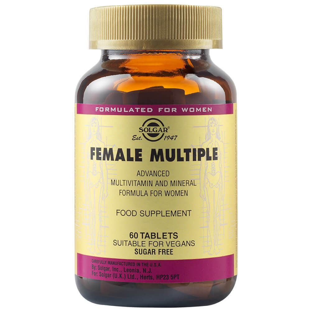 Multivitamine și minerale pentru femei Female Multiple, 60 tablete, Solgar