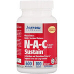 N-A-C Sustain 600mg Jarrow Formulas, 100 tablete, Secom