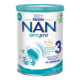 Nan 3 Optipro formulă de lapte Premium, +12 luni, 400 g, Nestlé 