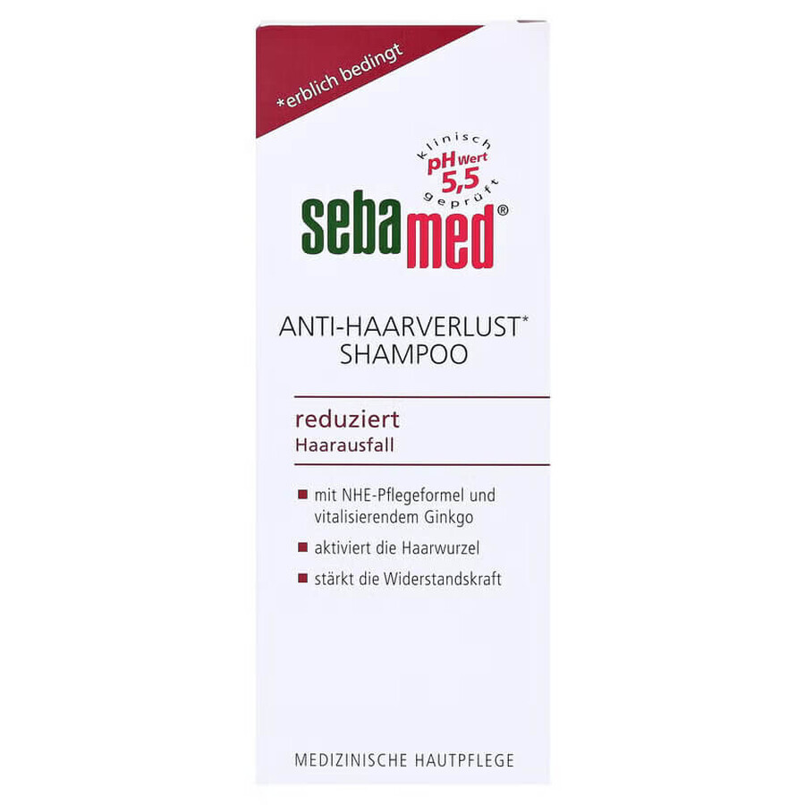 Dermatologische shampoo tegen haaruitval, 200 ml, Sebamed