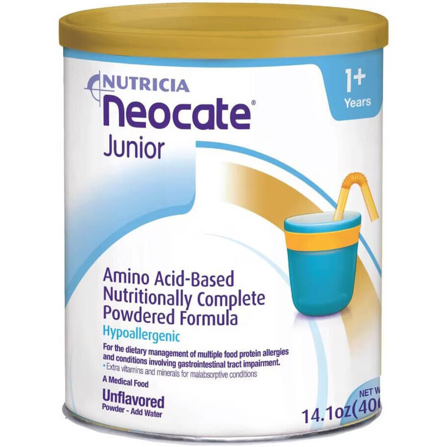 Neocate Junior formule spéciale hypoallergénique, +12 mois, 400g, Nutricia