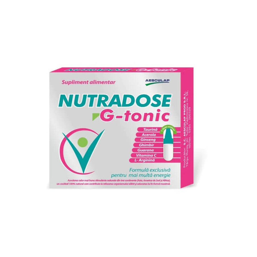 Nutradose G-tonic, 7 fiole, Aesculap