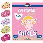 Ocluzor copii ORTOPAD SOFT Girls Master-Aid Medium, 76x54 mm, 20 bucăți, Pietrasanta Pharma