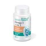Omega 3 + Vitamina E, 1000 mg, 30 capsule, Rotta Natura