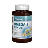 Omega 3 ulei de peste 1200 mg, 90 capsule, VitaKing