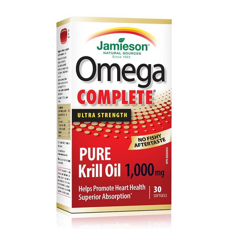 Omega Complet Super Krill 1000mg, 30 capsule, Jamieson Vitamine si suplimente