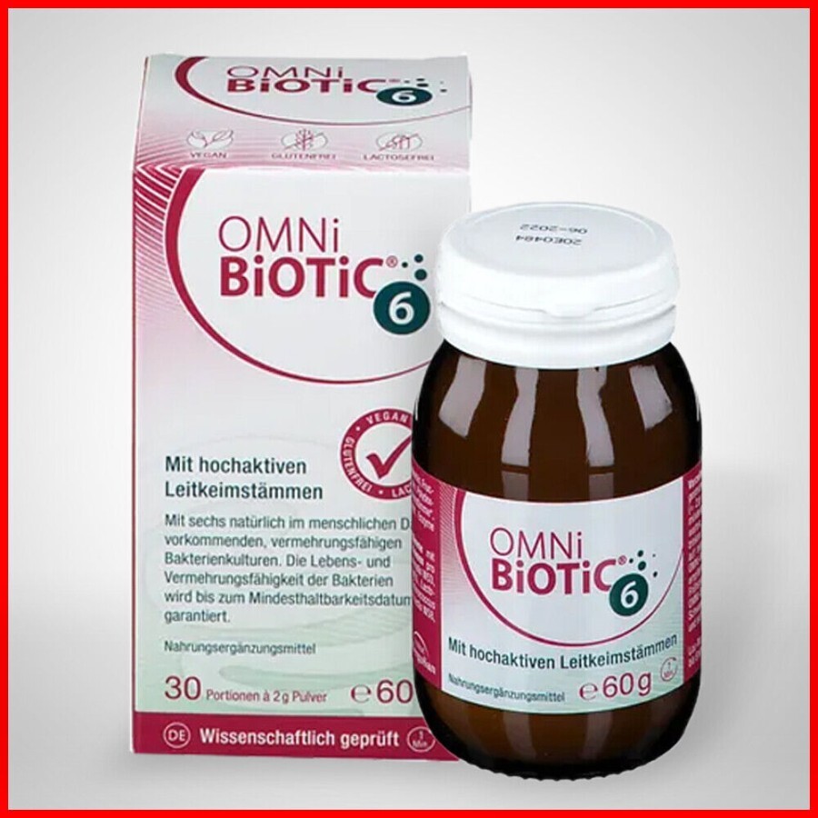 Omni-Biotic 6, 60 g, Institut AllergoSan (OmniBiotic)