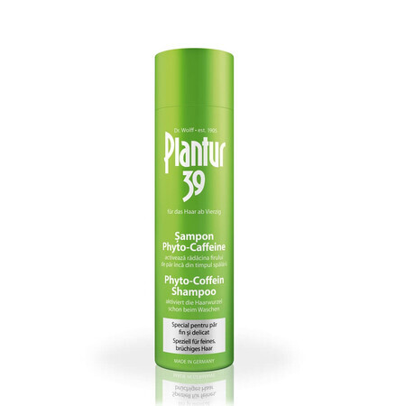 Shampoo fijn en delicaat haar Plantur 39 Phyto-Cafeïne, 250 ml, Dr. Kurt Wolff