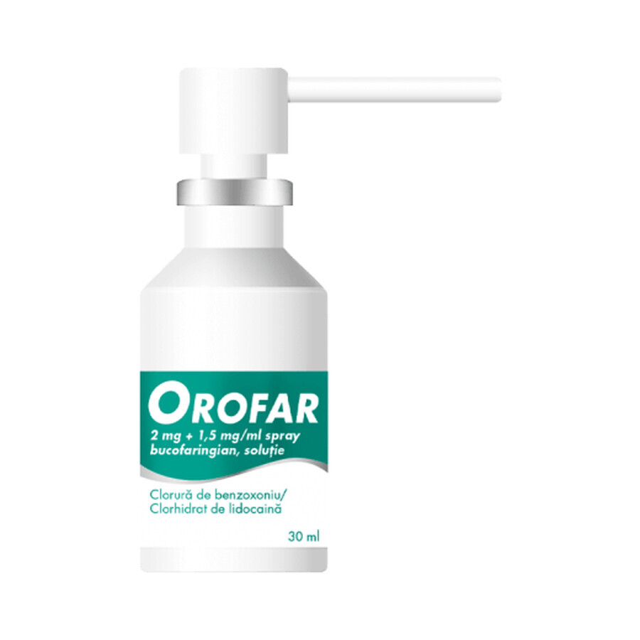 Orofar spray, 30 ml, Novartis