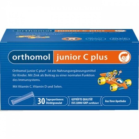Orthomol Junior C Plus, 30 plicuri, Orthomol