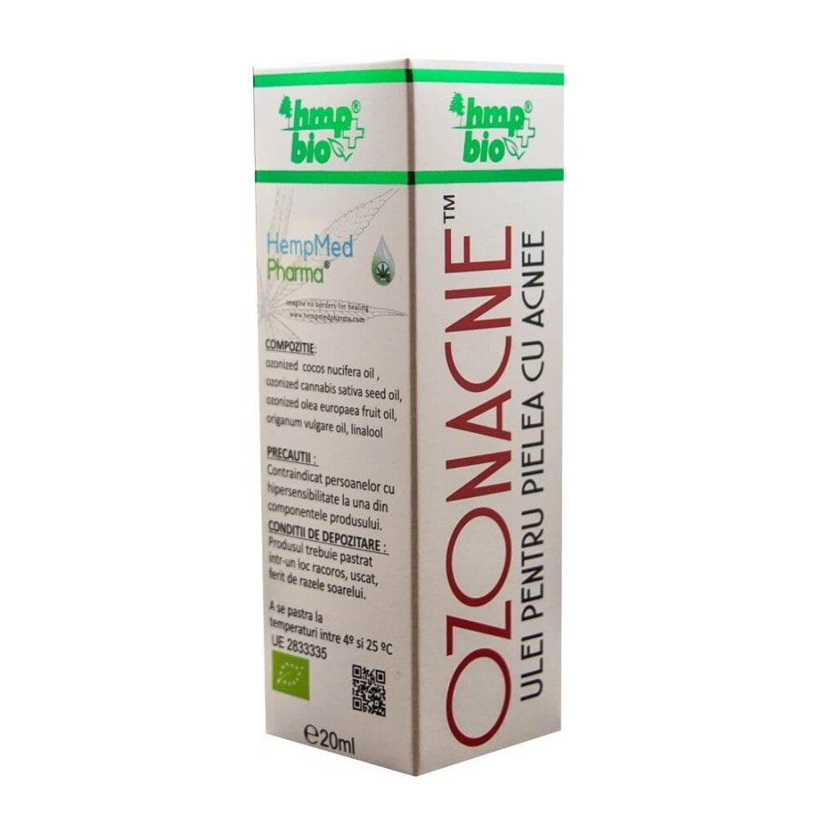 Ozonance ulei pentru piele cu acnee, 20 ml, HempMed Pharma