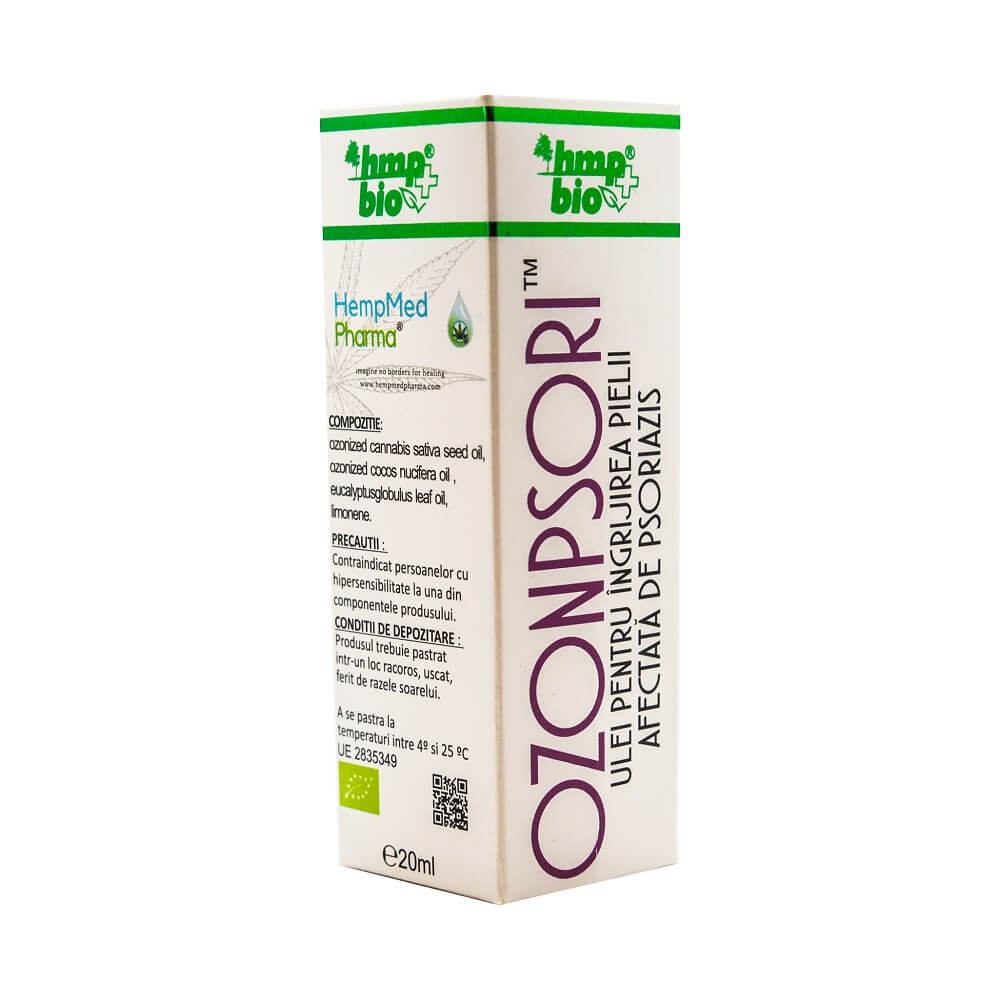 Ozonpsori ulei pentru psoriazis, 20 ml, HempMed Pharma Frumusete si ingrijire