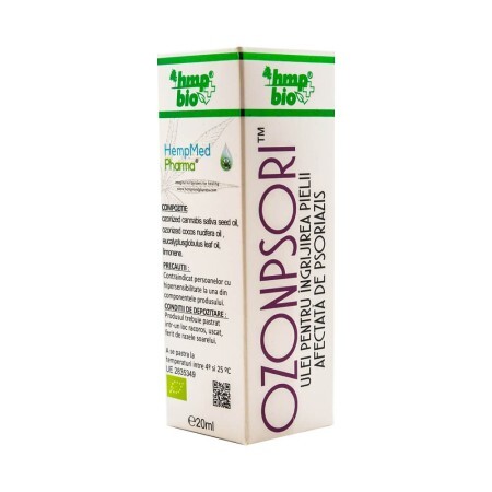 Ozonpsori ulei pentru psoriazis, 20 ml, HempMed Pharma