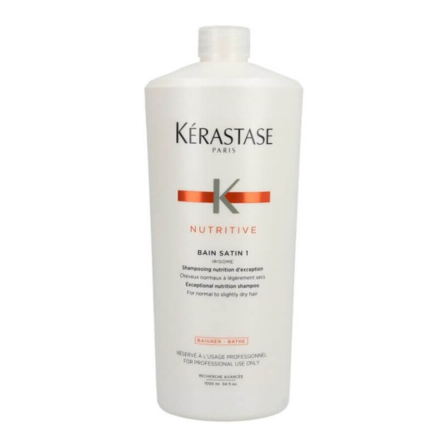 Șampon pentru păr normal sau uscat Nutritive Irisome Bain Satin 1, 1000 ml, Kerastase