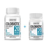 Pachet Colobiotic, probiotic 20 miliarde, 30 + 10 capsule, Zenyth