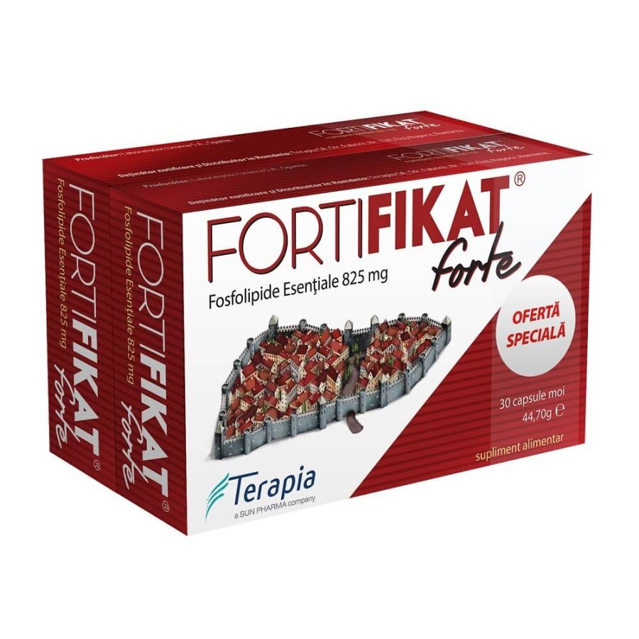Pachet Fortifikat Forte 825 mg, 30+30 capsule, Terapia recenzii