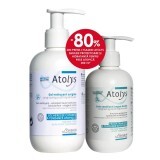 Pachet Gel de curățare pentru piele atopica Atolys, 500 ml + Emulsie pentru piele atopică Atolys, 200 ml, Lab Lysaskin