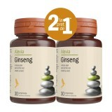 Pachet Ginseng, 30 capsule, Alevia (1+1)