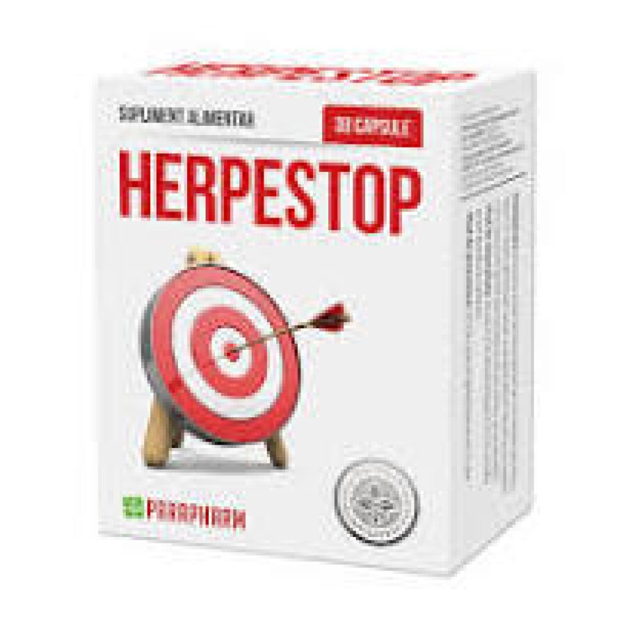 Pachet Herpestop, 30 capsule + 30 capsule, Parapharm