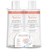 Pachet Lotiune micelara pentru ten sensibil, 500 ml + 500 ml, Avene Essentials