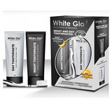 Pachet Pastă de dinți pentru noapte și zi White Glo Diamond Series, Barros Laboratories