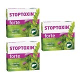 Pachet Stoptoxin Forte (3 la preț de 2), 30 capsule, Fiterman