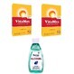 Pachet Vitamax Q10, 15 + 15 capsule 40% din al doilea produs + Alcogel, 200 ml, Perrigo