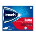Panadol Extra, 12 comprimate, Gsk