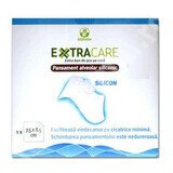 Pansament alveolar siliconic Extracare, 7.5x8.5 cm, Biofarm