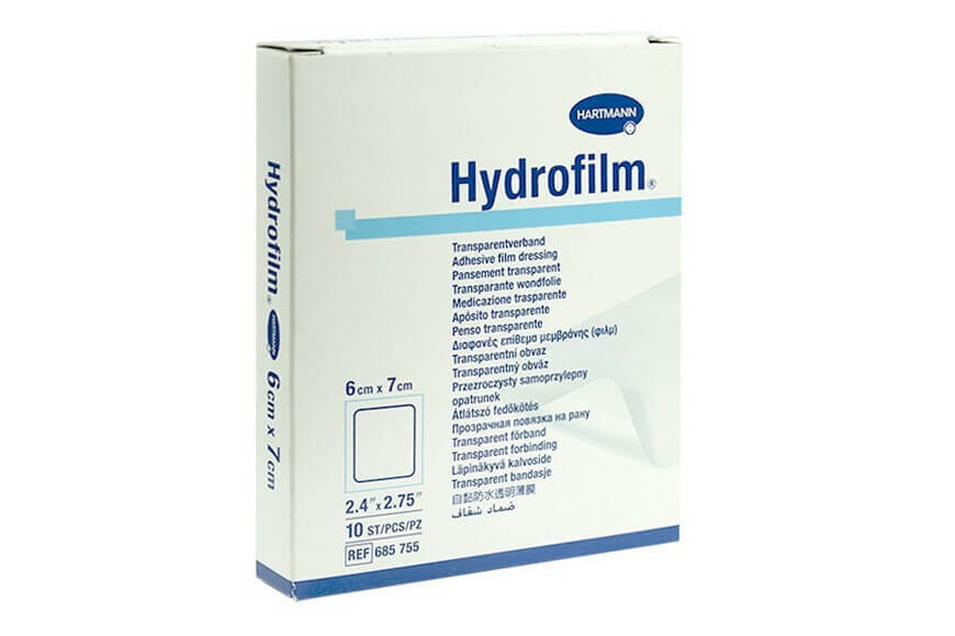 Pansament transparent Hydrofilm, 6x7 cm (685755), 10 bucăți, Hartmann