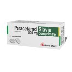 Paracetamol 500 mg, 20 comprimate, Slavia Pharm