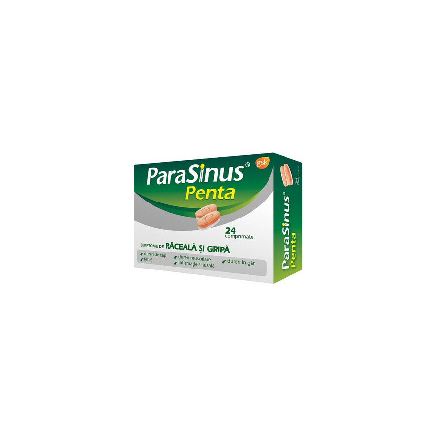 Parasinus Penta, 24 comprimate, Gsk