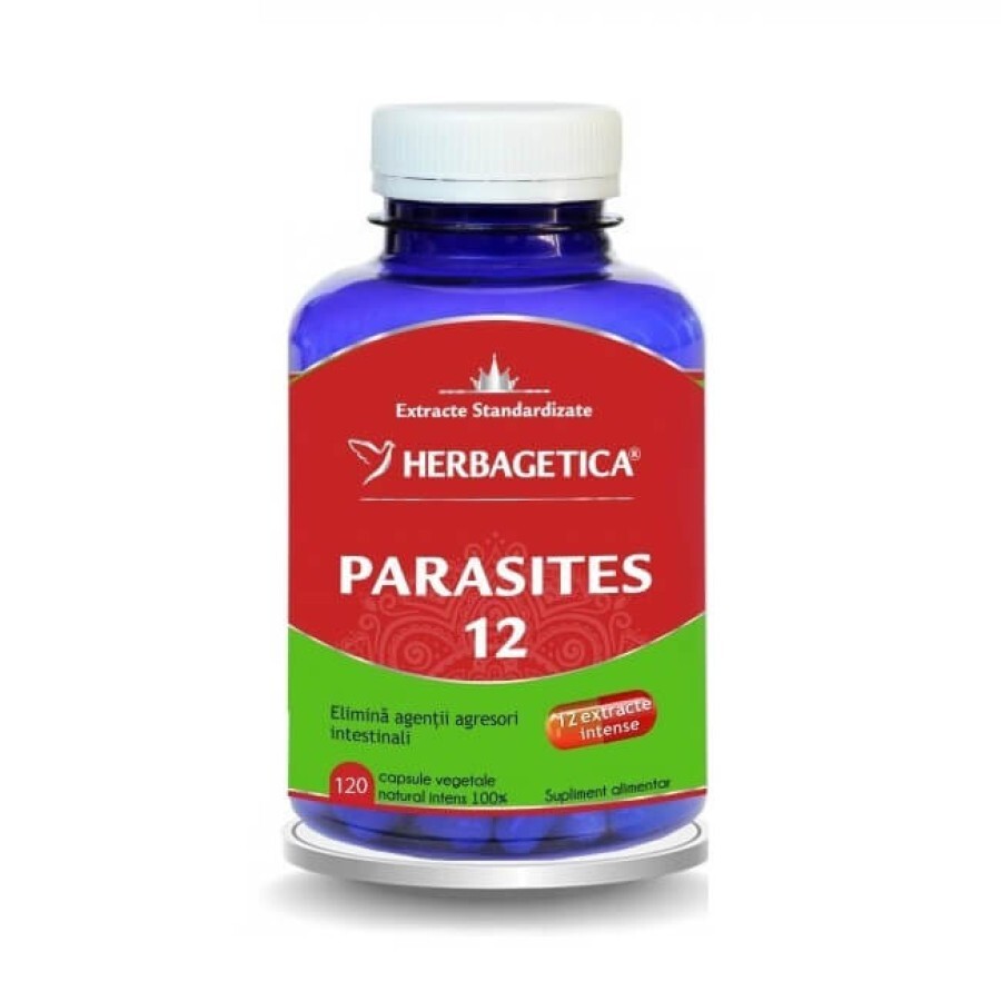 Parasites 12, 120 capsule, Herbagetica recenzii