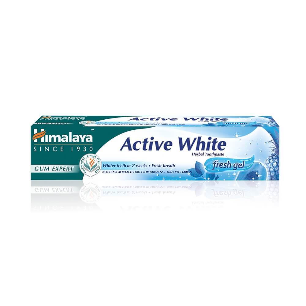 Pastă de dinți Active White, 75 ml, Himalaya Frumusete si ingrijire