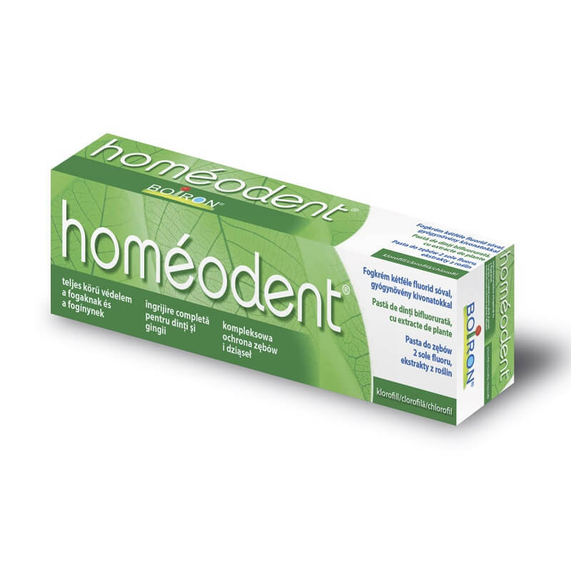 Pastă de dinți clorofilă Homeodent, 75 ml, Boiron Frumusete si ingrijire