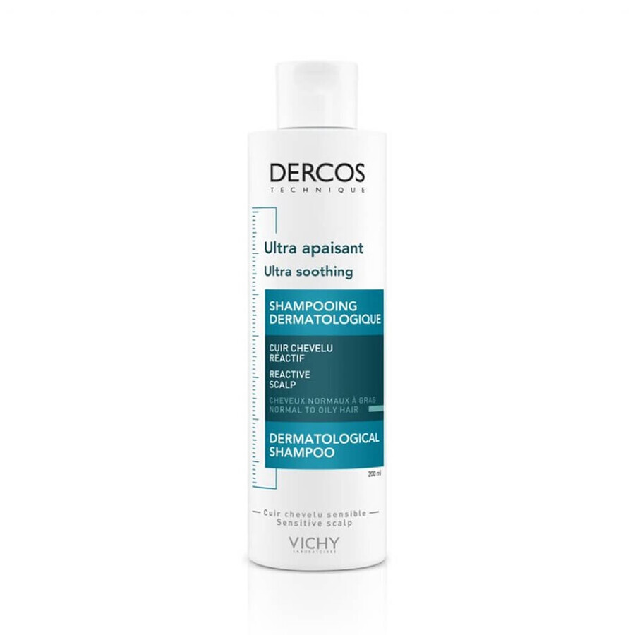 Vichy Dercos Șampon ultra calmant pentru păr gras și normal 200 ml