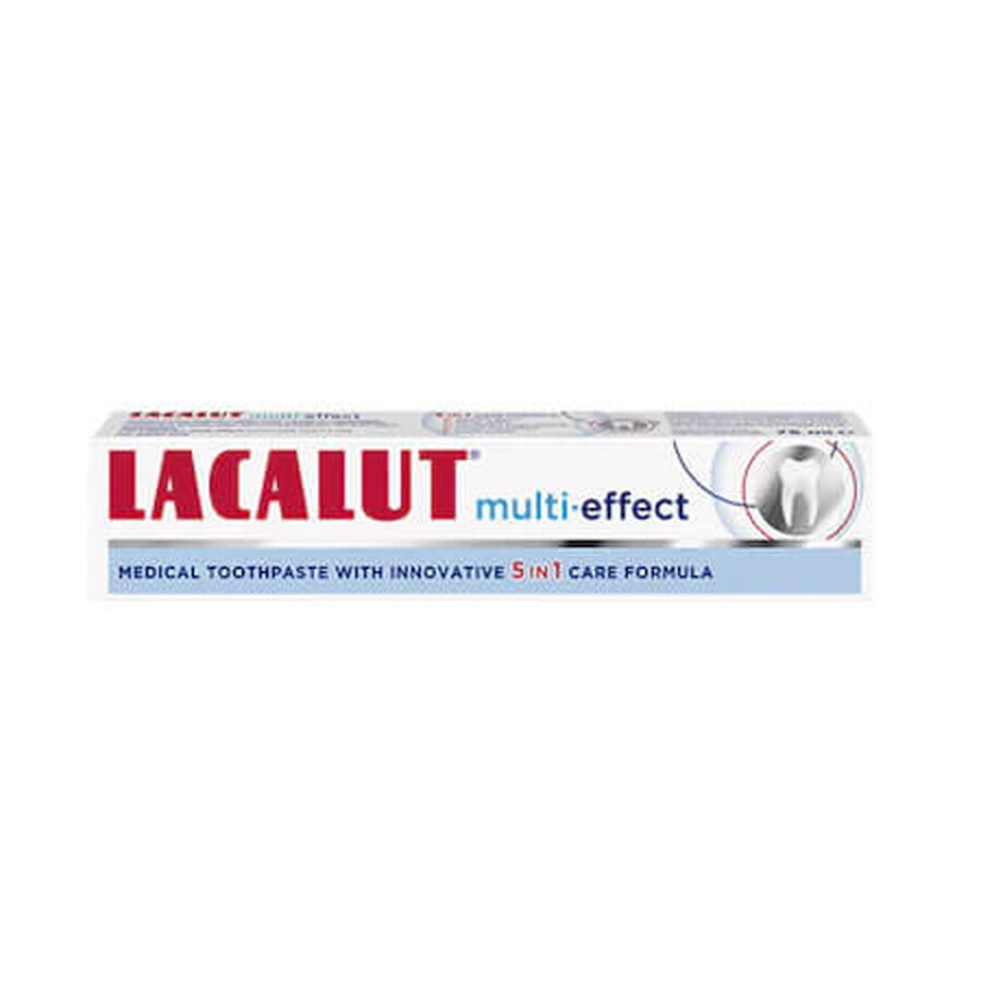 Lacalut Pasta dentífrica multiefecto, 75 ml, Theiss Naturwaren