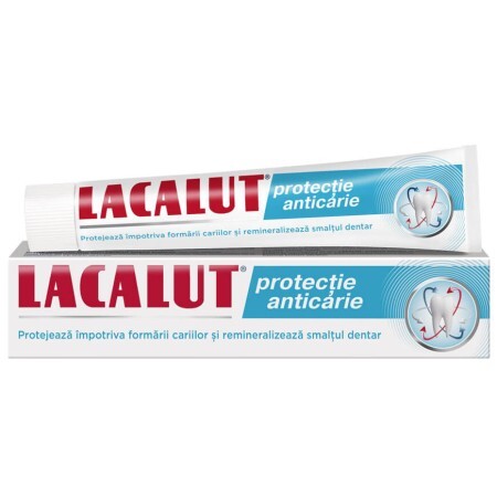 Pastă de dinți Lacalut protecție anticarie, 75 ml, Theiss Naturwaren