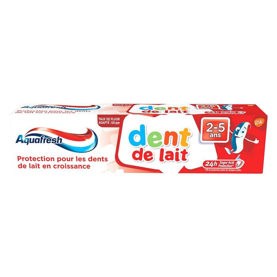 Pastă de dinți pentru copii 2-5 ani Aquafresh, 50 ml, Gsk