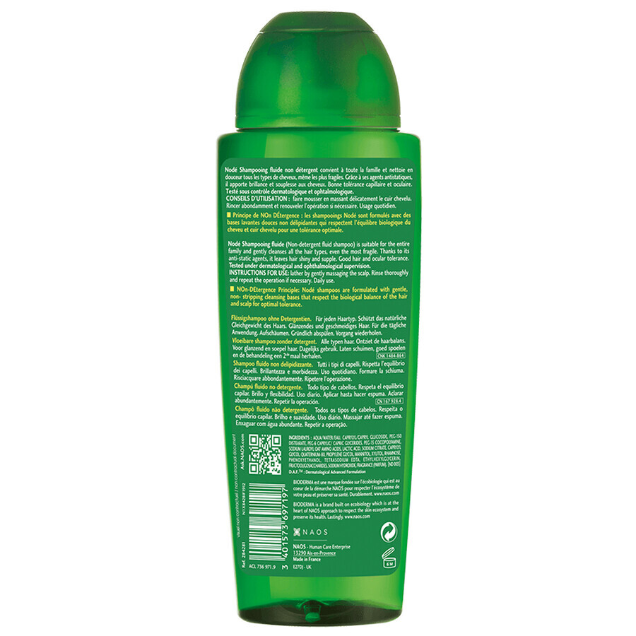 Bioderma Node Champú Fluido Diario, 400 ml