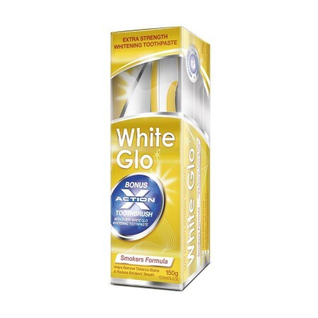 Pastă de dinți White Glo Smokers Formula, 100 ml, Barros Laboratories