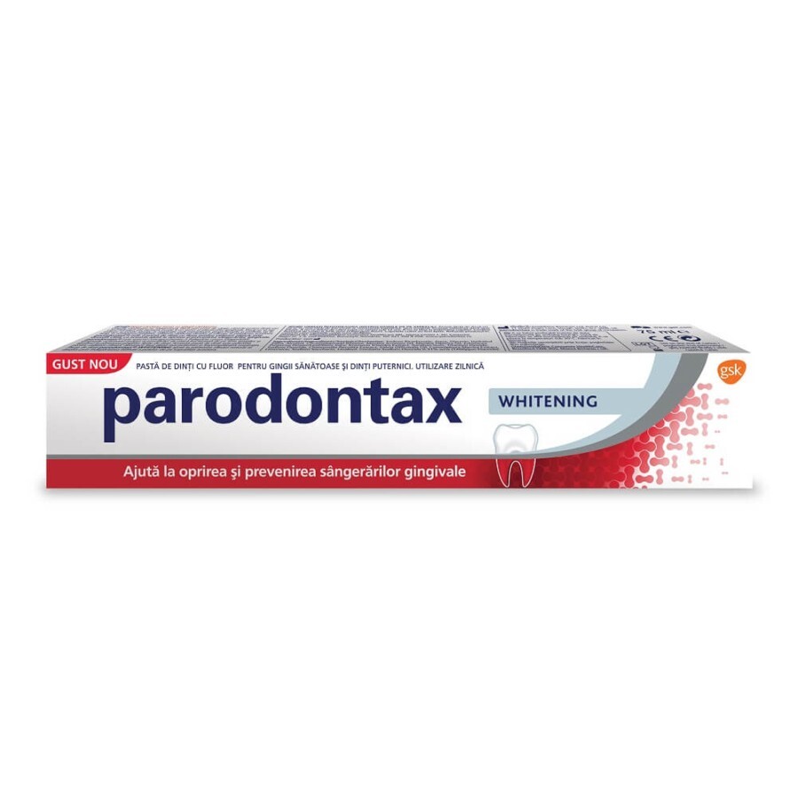 Pastă de dinți Whitening Parodontax, 75 ml, Gsk