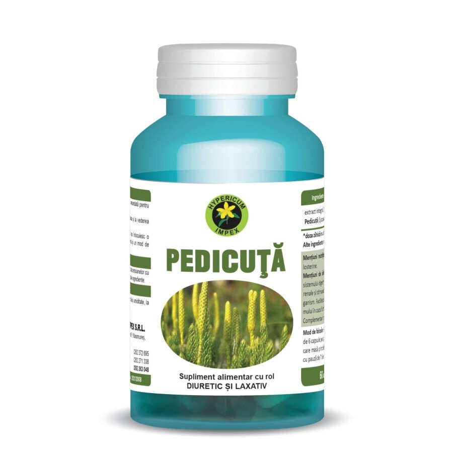 Pedicuța, 60 capsule, Hypericum