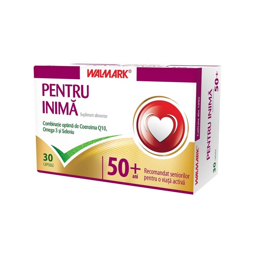 Pentru inimă 50+, 30 capsule Walmark