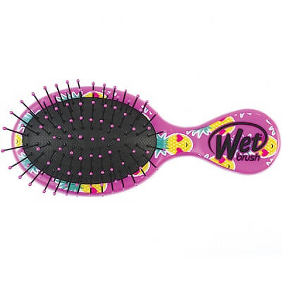 Perie de păr Mini Happy Hair Smiley Ananas, Wet Brush