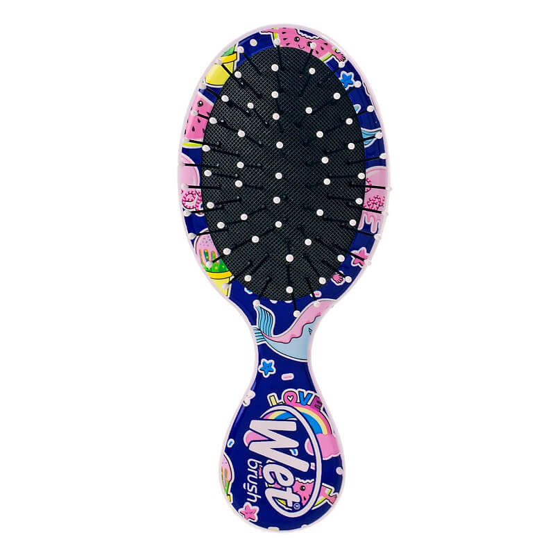 Perie pentru descurcarea parului Happy Hair Fantasy Original Detangler Mini, Wet Brush