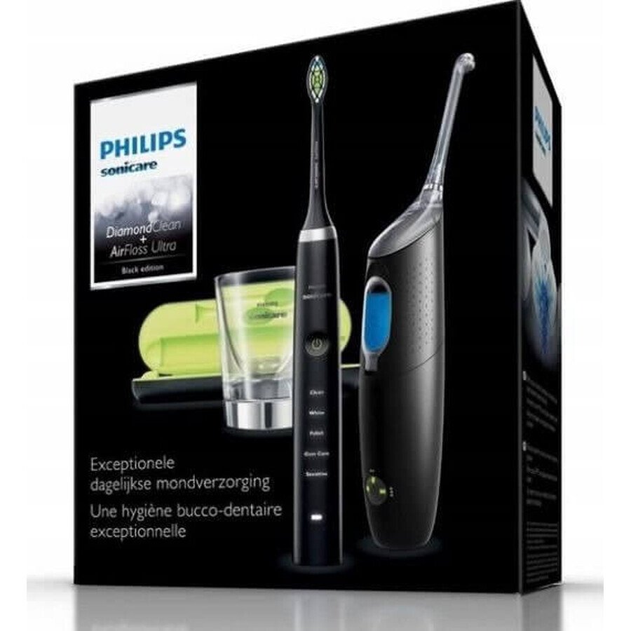 Spazzolino sonico elettrico - Diamond Clean, nero, HX9352/04, Philips Sonicare